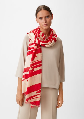 COMMA Scarf in Red: back