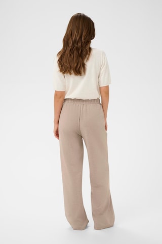 Wide Leg Pantalon 'CRAnett' Cream en beige