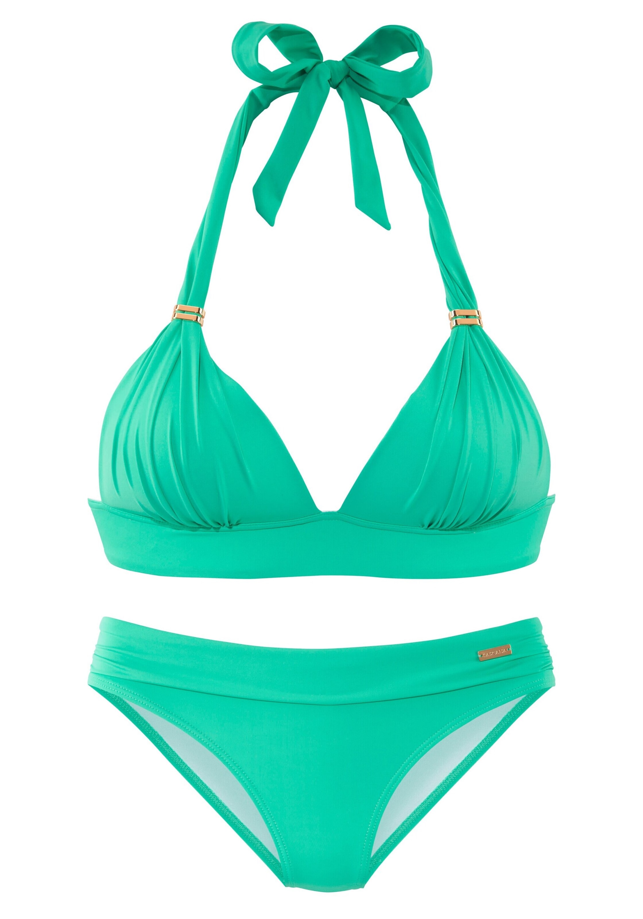LASCANA Triangel Bikini in Grün: Vorderseite