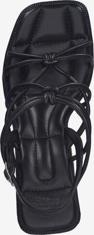 BRONX Sandalen met riem in Zwart