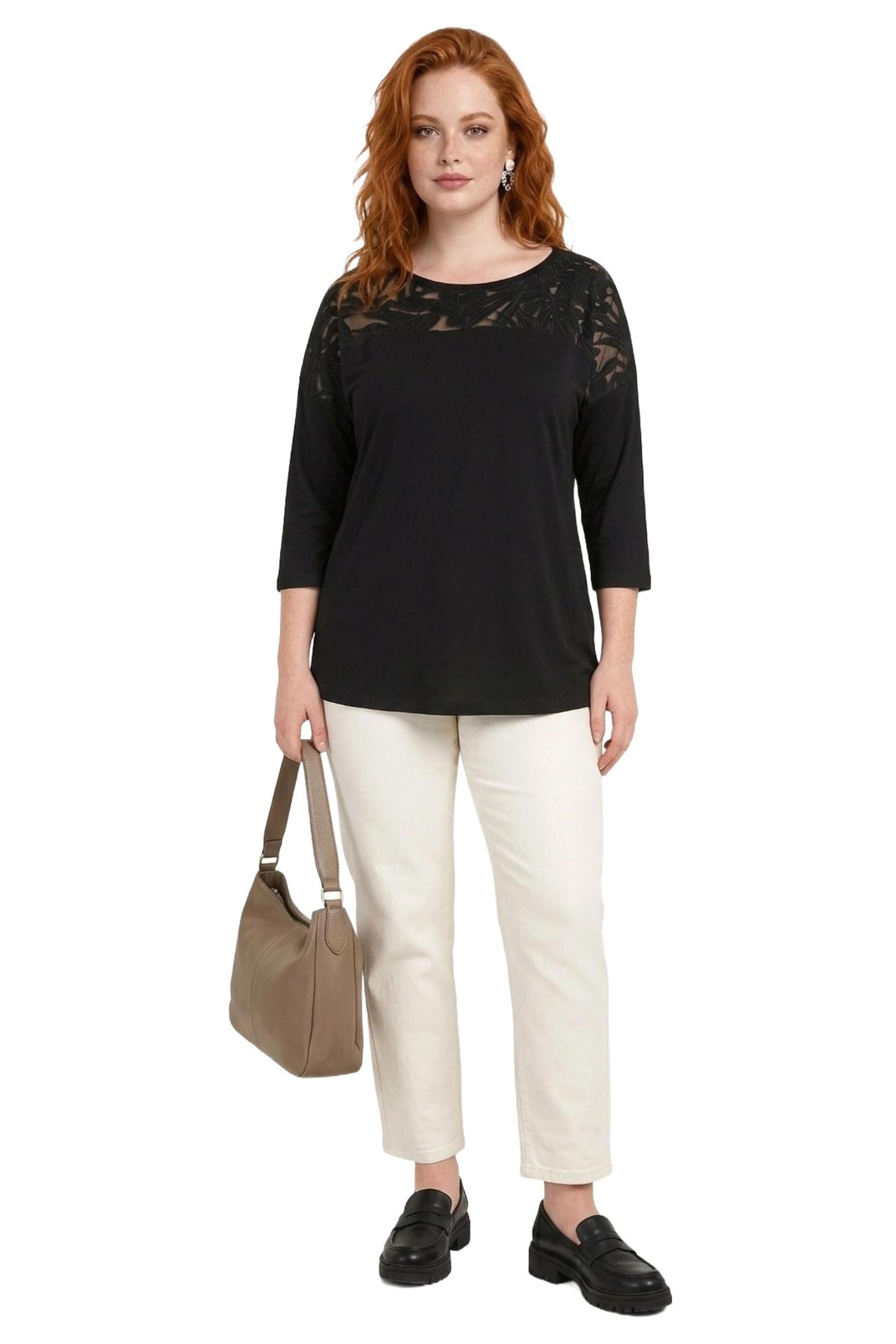 Shape Of You Shirt in Zwart