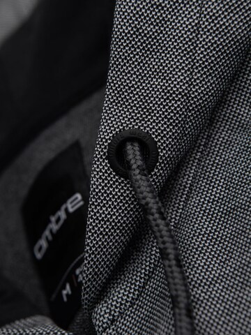 Ombre Sweatvest 'OM-SSZP-0191' in Zwart