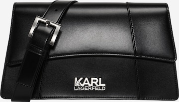 Karl Lagerfeld Shoulder Bag in Black: front