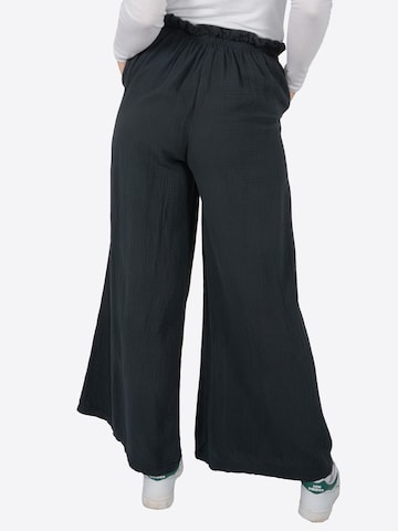 Seasons of April Wide leg Broek 'Texder' in Zwart