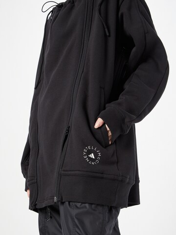 ADIDAS BY STELLA MCCARTNEY Athletic Fleece Jacket 'Truestrength 3-In-1' in Black