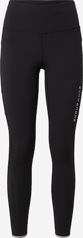 ENDURANCE Skinny Sports trousers 'Energy' in Black: front