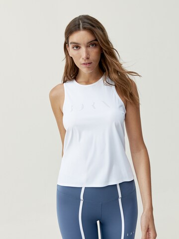 Born Living Yoga Performance Shirt 'Keira' in White: front