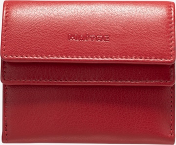 Maître Portemonnee 'Bromley Deda' in Rood: voorkant
