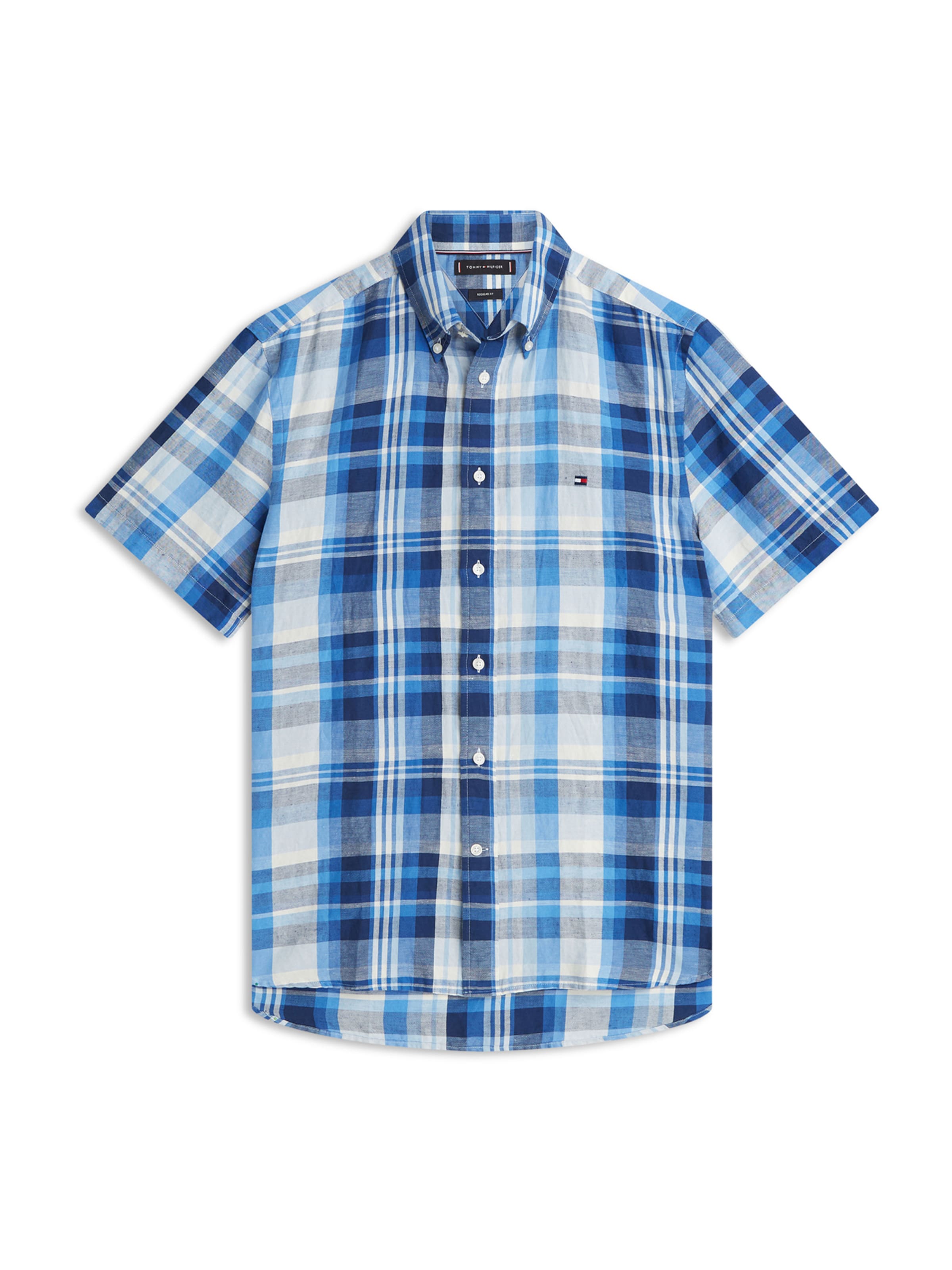 TOMMY HILFIGER Regular fit Ing - kék: elől