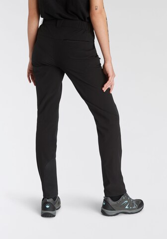 POLARINO Regular Outdoorhose in Schwarz