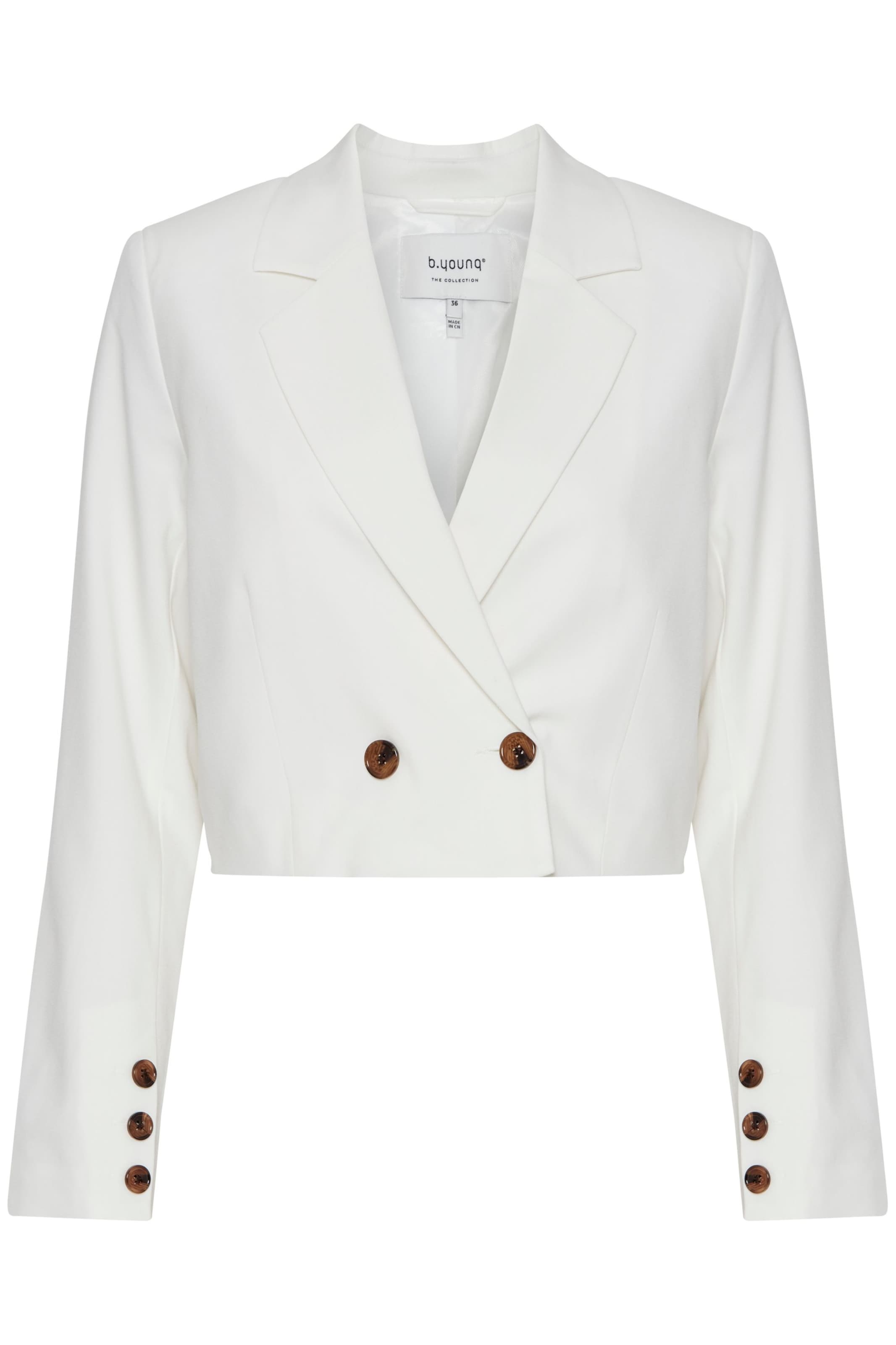 b.young Blazer 'Danta' in Weiß: Vorderseite