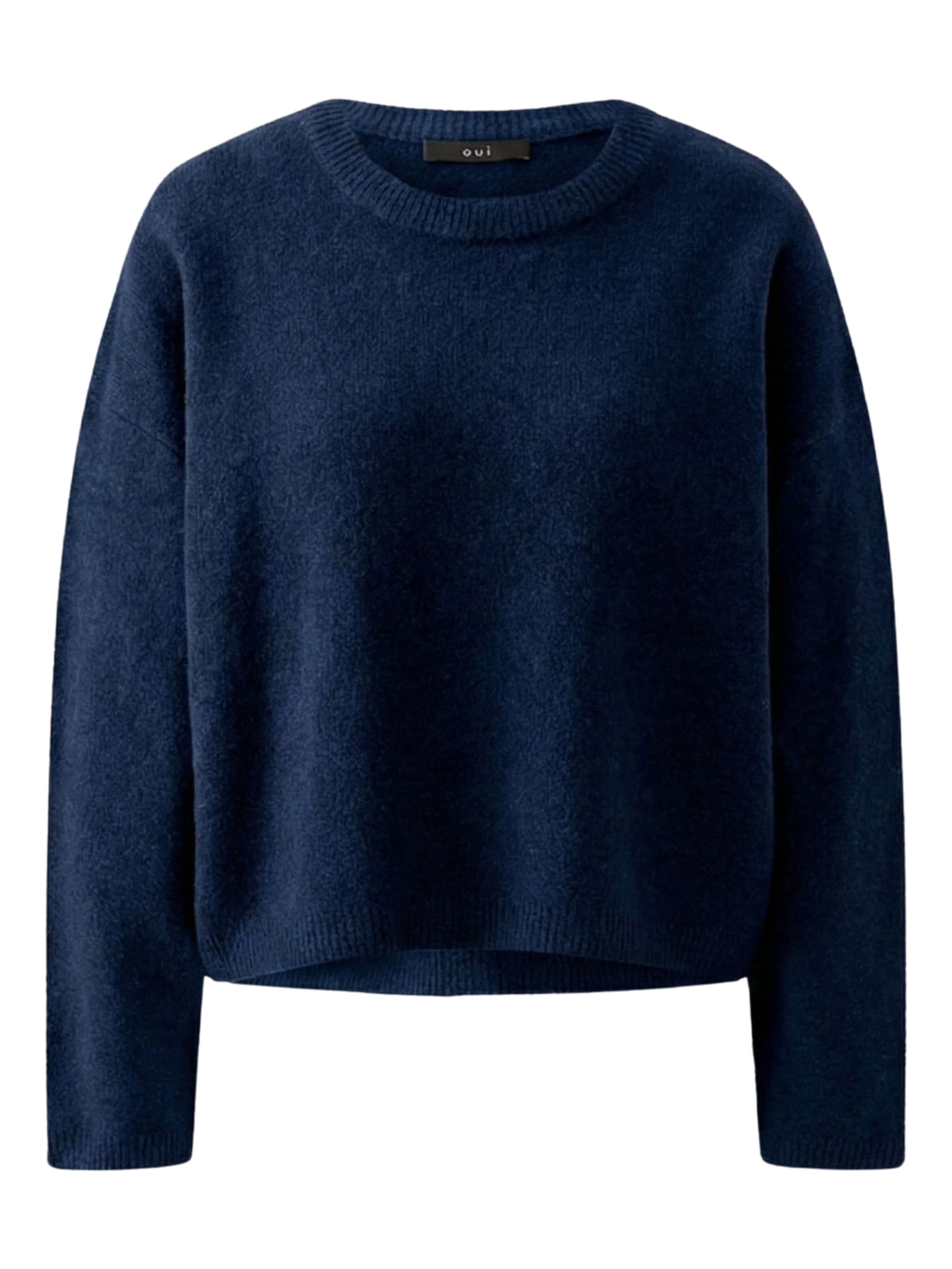 OUI Pullover 'NILA' in Blau: Vorderseite