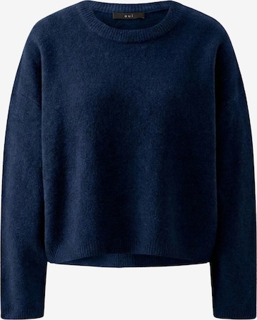 OUI Pullover 'NILA' in Blau: Vorderseite