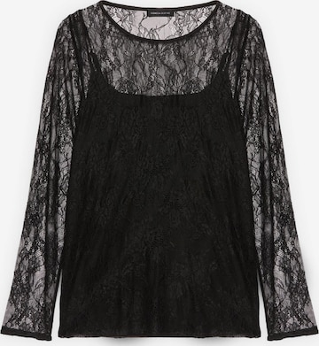 Fiorella Rubino - Blusa en negro: frente