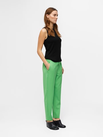 OBJECT Alt kitsenev Püksid 'Lisa', värv roheline