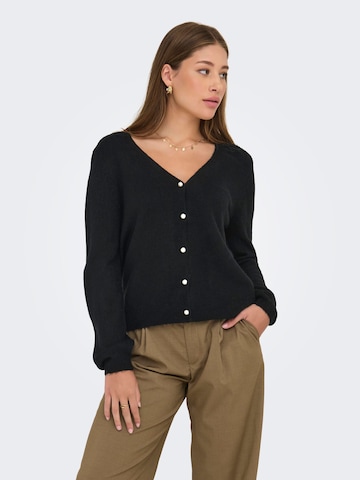 ONLY Knit cardigan 'ONLADELE' in Black: front