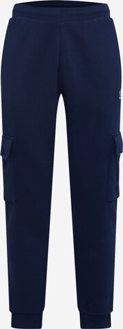 ADIDAS ORIGINALS Tapered Cargo Pants 'Trefoil Essentials ' in Blue: front