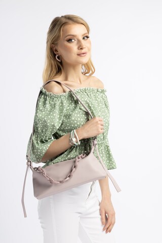 MYMO Shoulder Bag in Pink: front