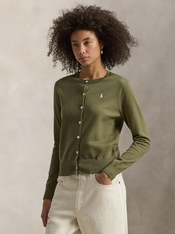 Cardigan Polo Ralph Lauren en vert : devant