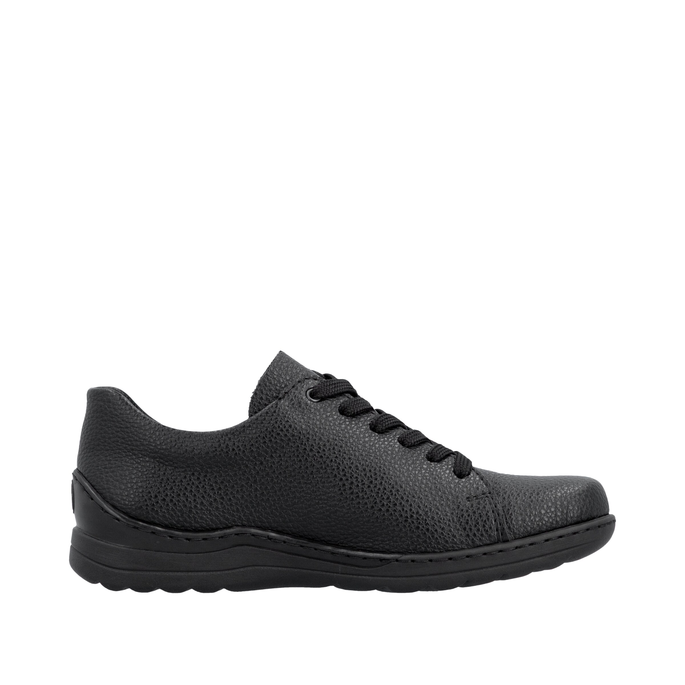 Chaussure à lacets Rieker en noir