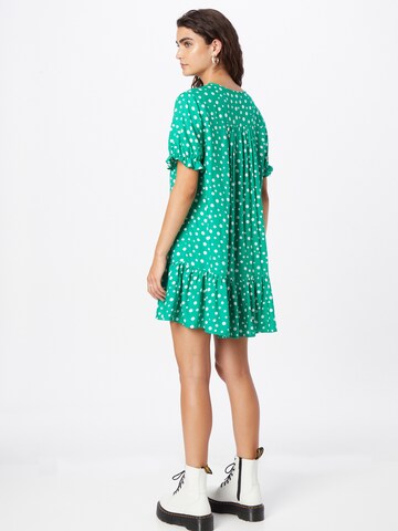 Monki - Vestido camisero en verde