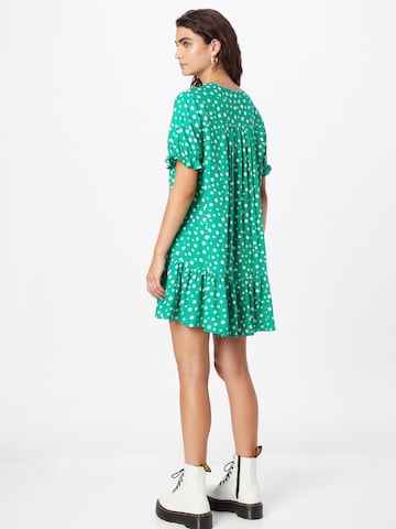 Monki - Vestido camisero en verde