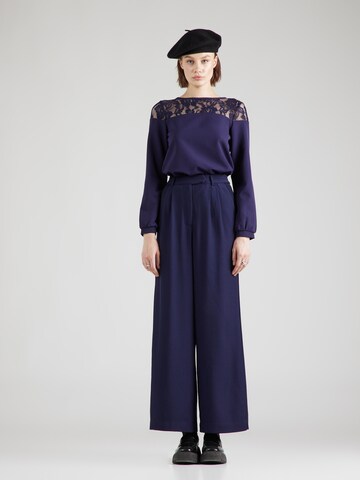 ABOUT YOU Wide leg Trousers 'Mila' in Blue