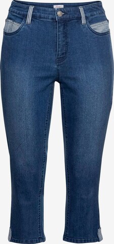 SHEEGO Slimfit Jeans in Blau: predná strana