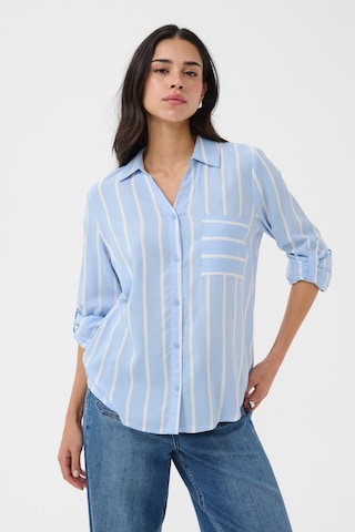 Kaffe Shirt in Blue: front