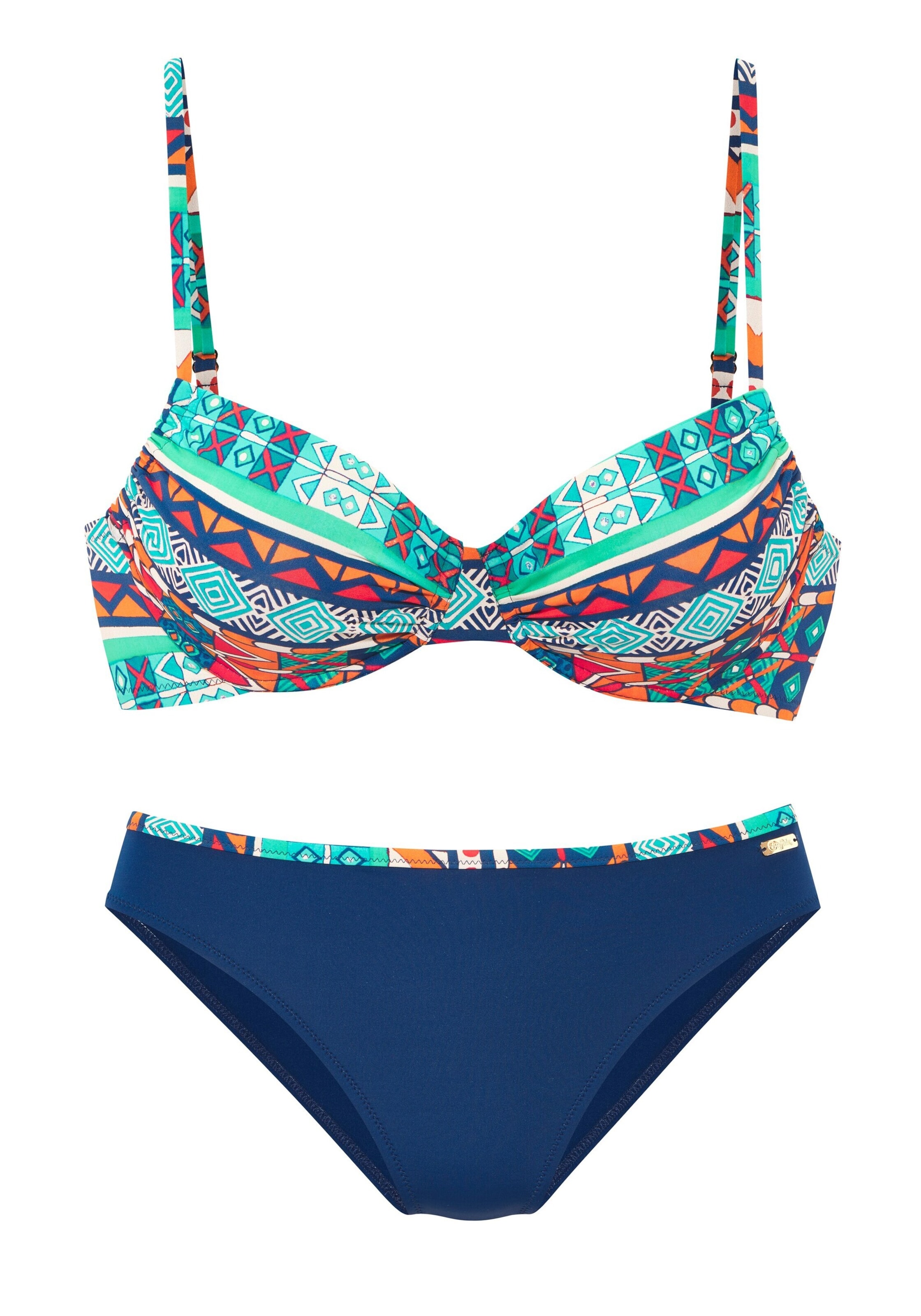 BUFFALO T-shirt Bikini in Blue: front