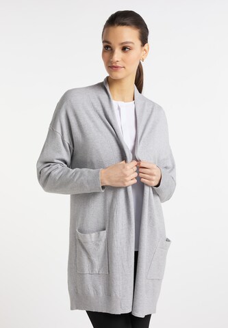 Cardigan DreiMaster Klassik en gris : devant