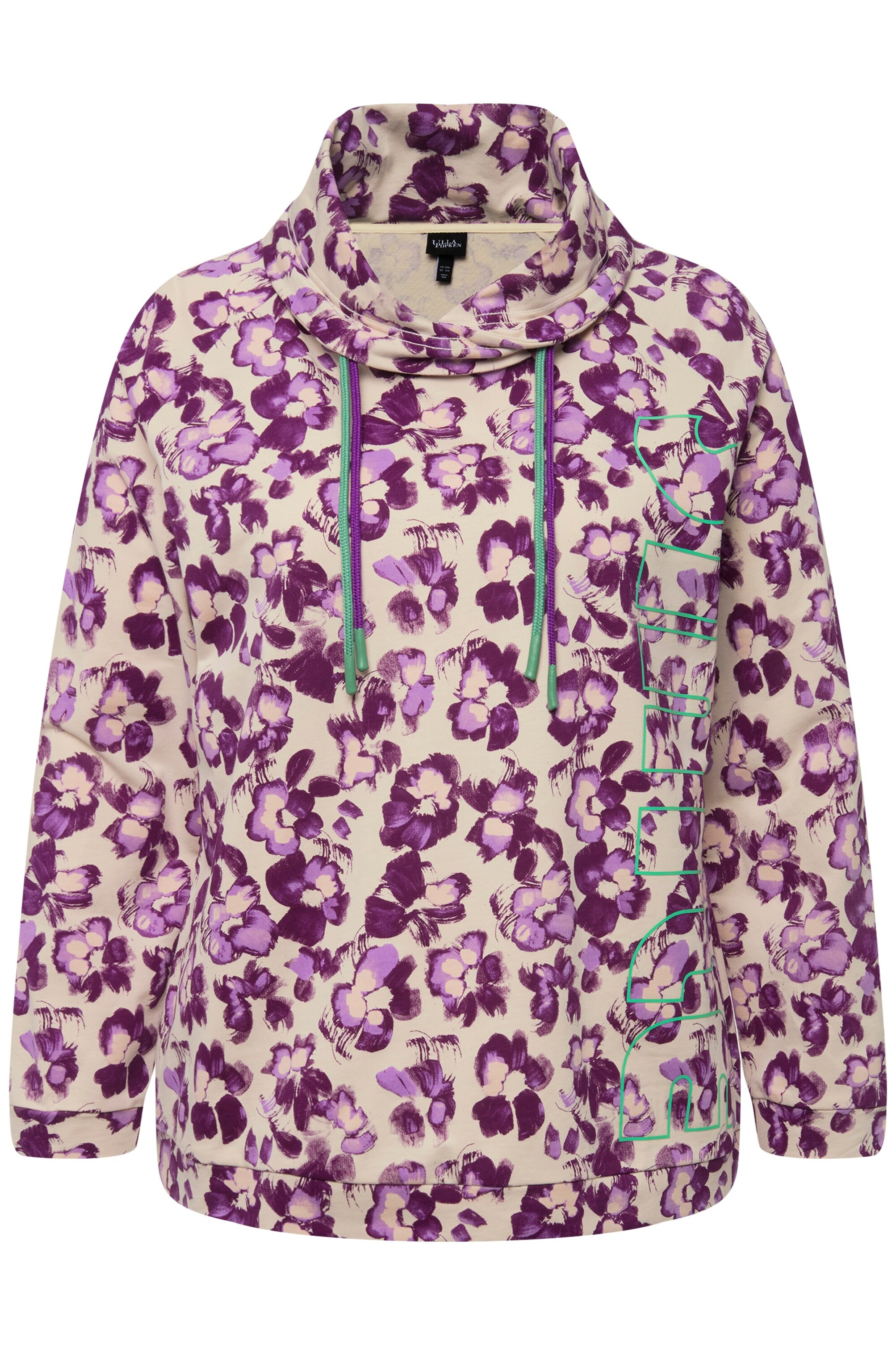 Ulla Popken Sweatshirt in Mixed colours: front