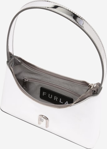 FURLA Shoulder Bag 'DIAMANTE' in Silver
