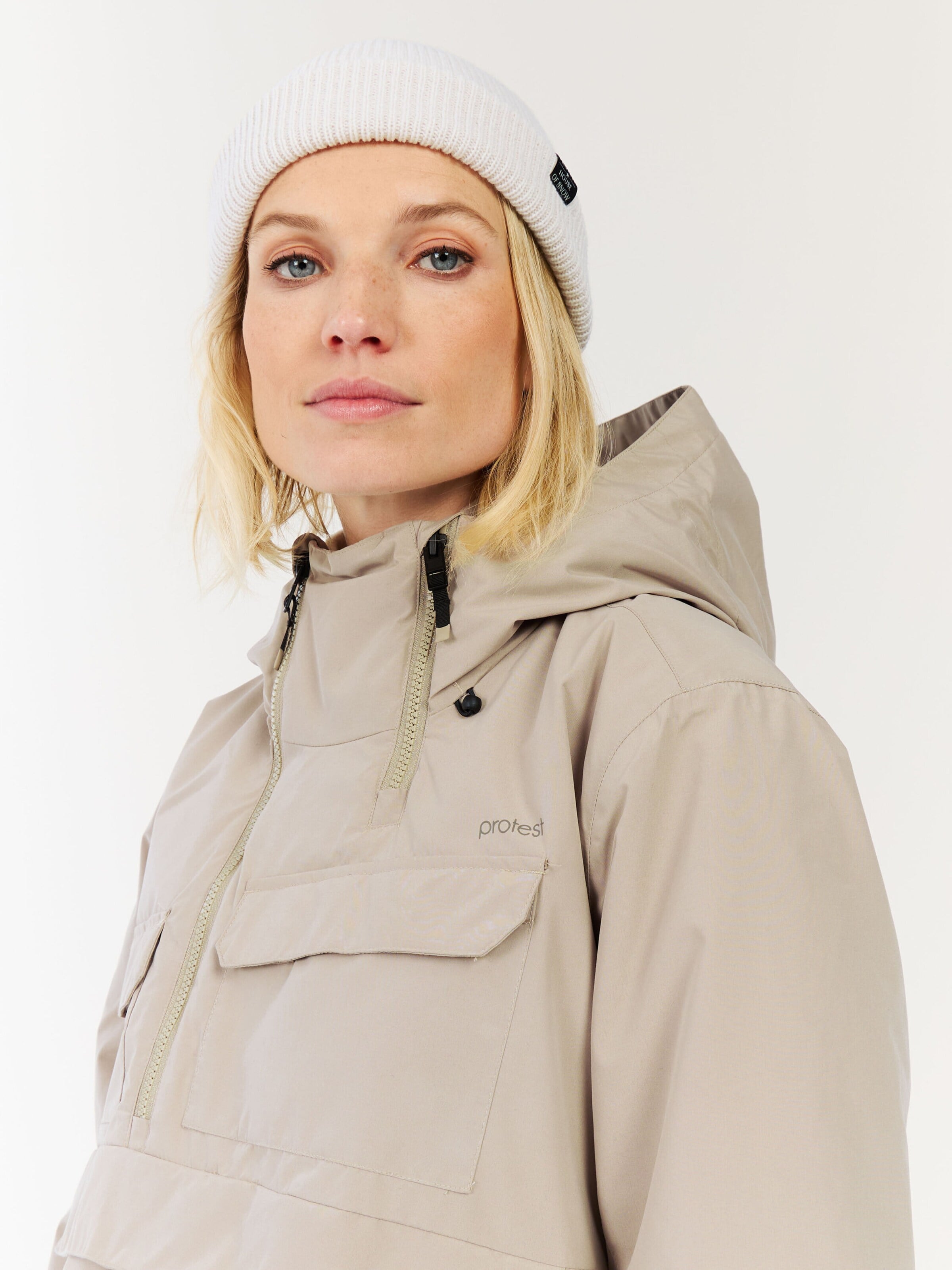 PROTEST Athletic Jacket 'PRTViper' in Brown