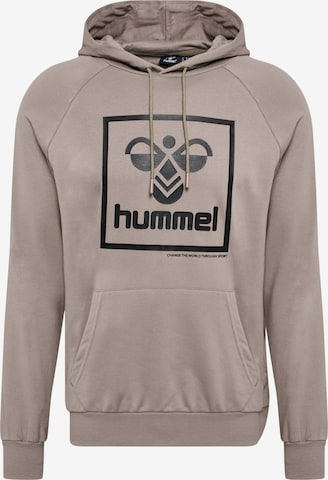Sweat-shirt Hummel en gris : devant