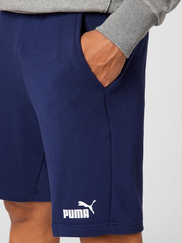 PUMA Regular Спортен панталон в синьо