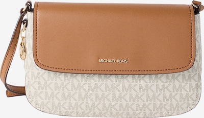 Rankinė su ilgu dirželiu 'FLAP' iš MICHAEL Michael Kors, spalva – rusvai rausva / balta, Prekių apžvalga