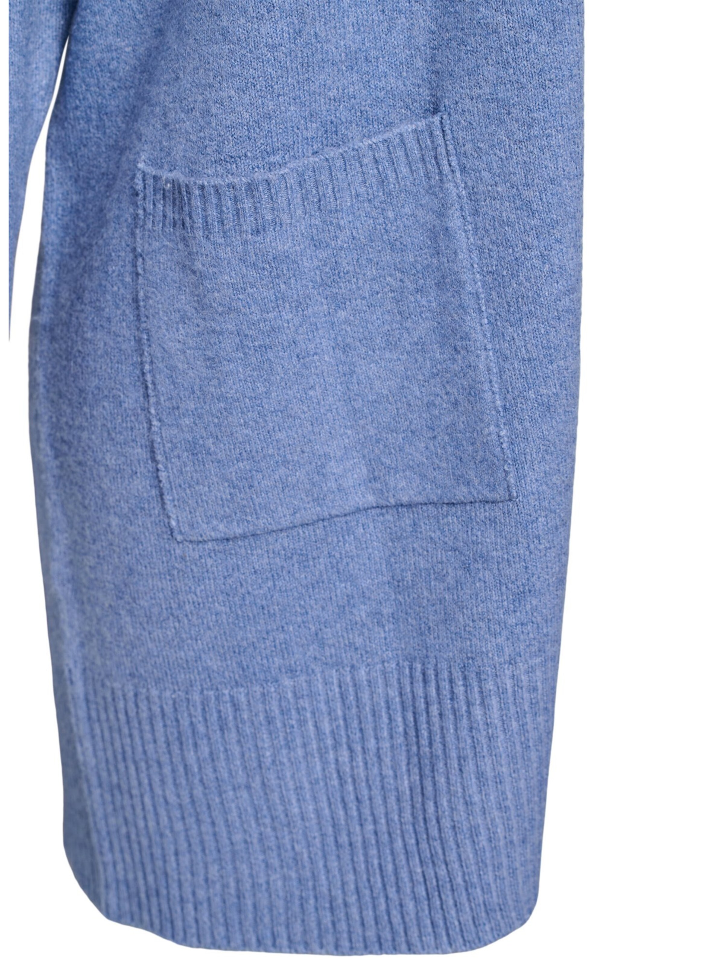 Zizzi Knit cardigan 'Casunny' in Blue