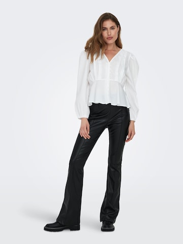 évasé Pantalon 'IDINA' ONLY en noir