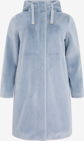 YOEK Tussenmantel in Blauw: voorkant