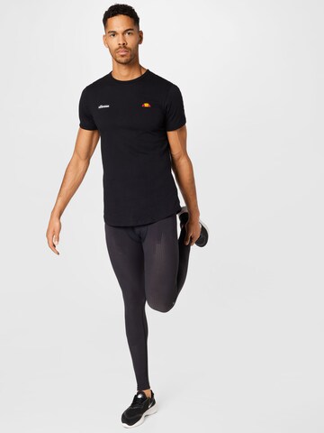 NIKE Skinny Sporthose in Schwarz