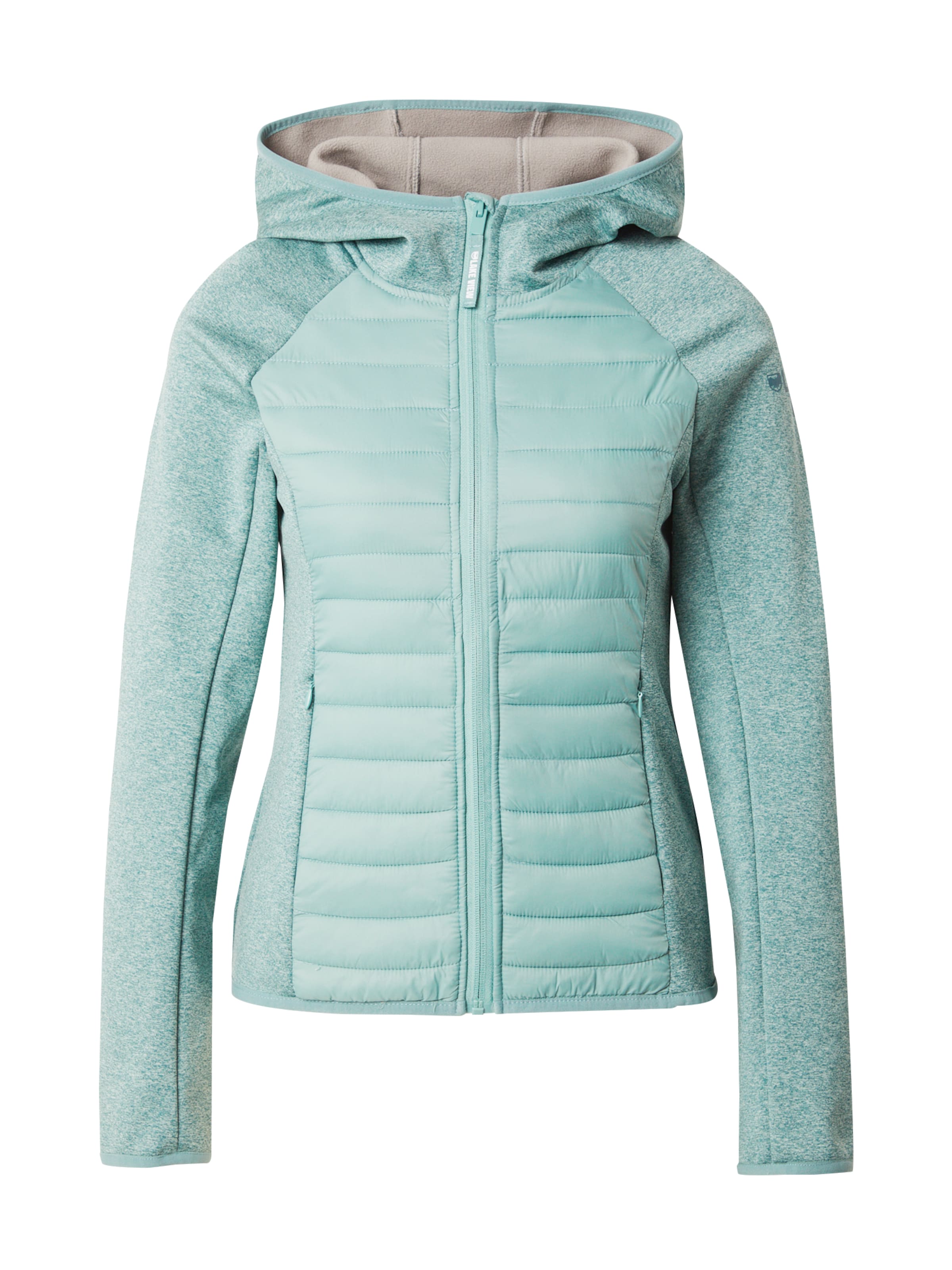 Lake View Преходно яке 'Flora' в зелено: отпред