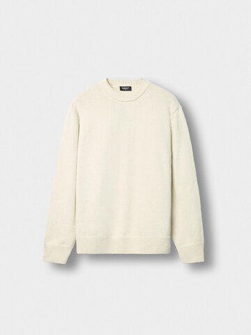 Burocs Sweater 'Knit' in White: front