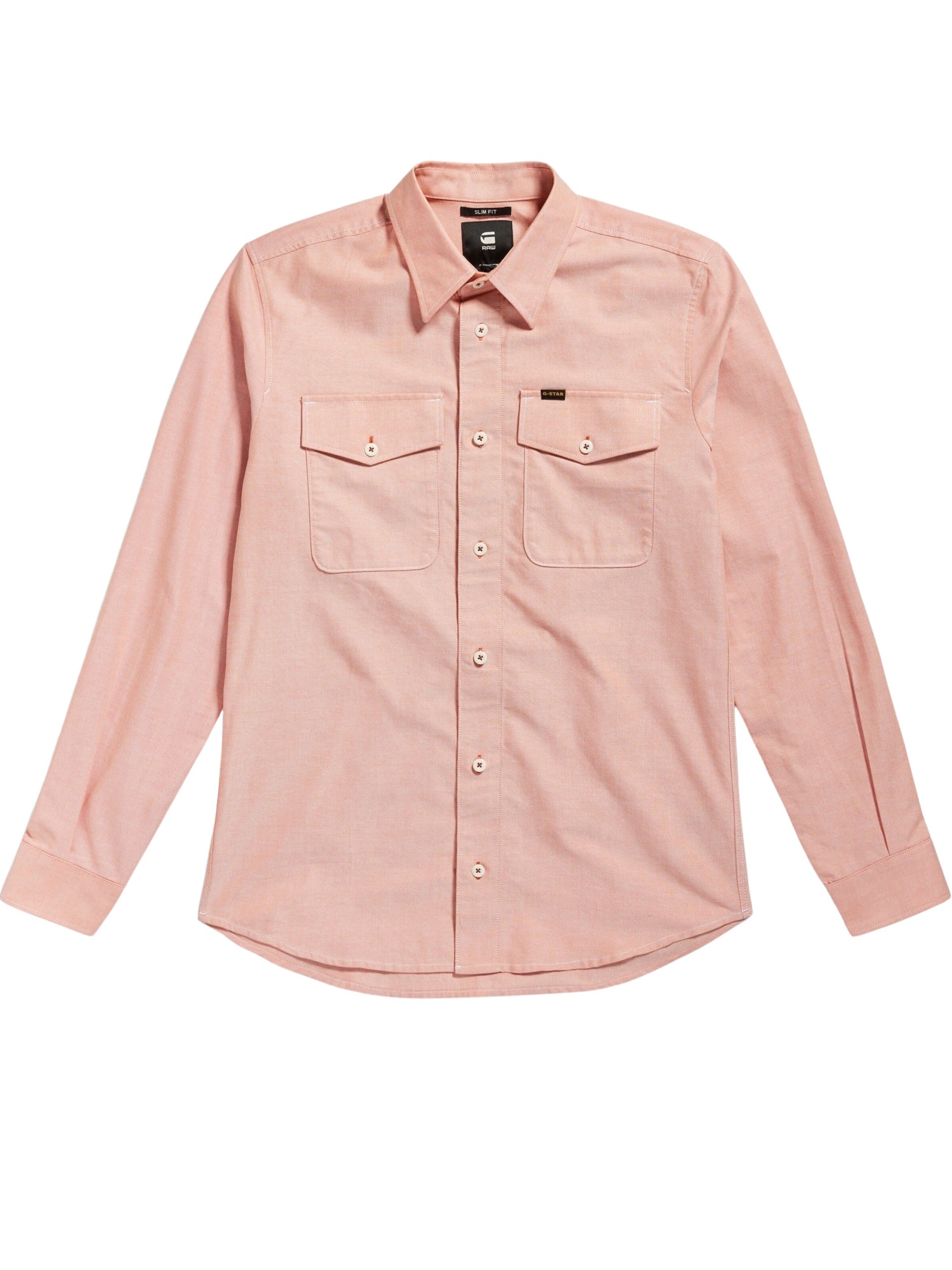 Coupe slim Chemise 'Marine' G-STAR en orange : devant