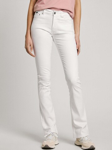 Pepe Jeans Regular Trousers 'NEW PIMLICO' in White: front