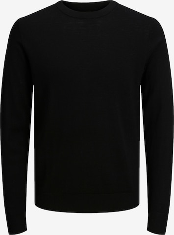Jack & Jones Premium Sweater 'JPRMark' in Black: front