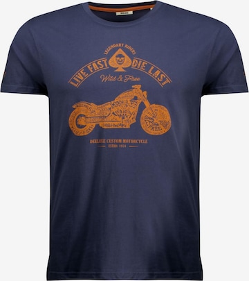 Deeluxe Shirt in Blauw: voorkant