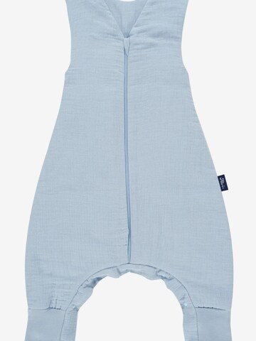 ALVI Sleeping Bag 'Schlafsack 4-Season Sleep-Overall Mull' in Blue: front