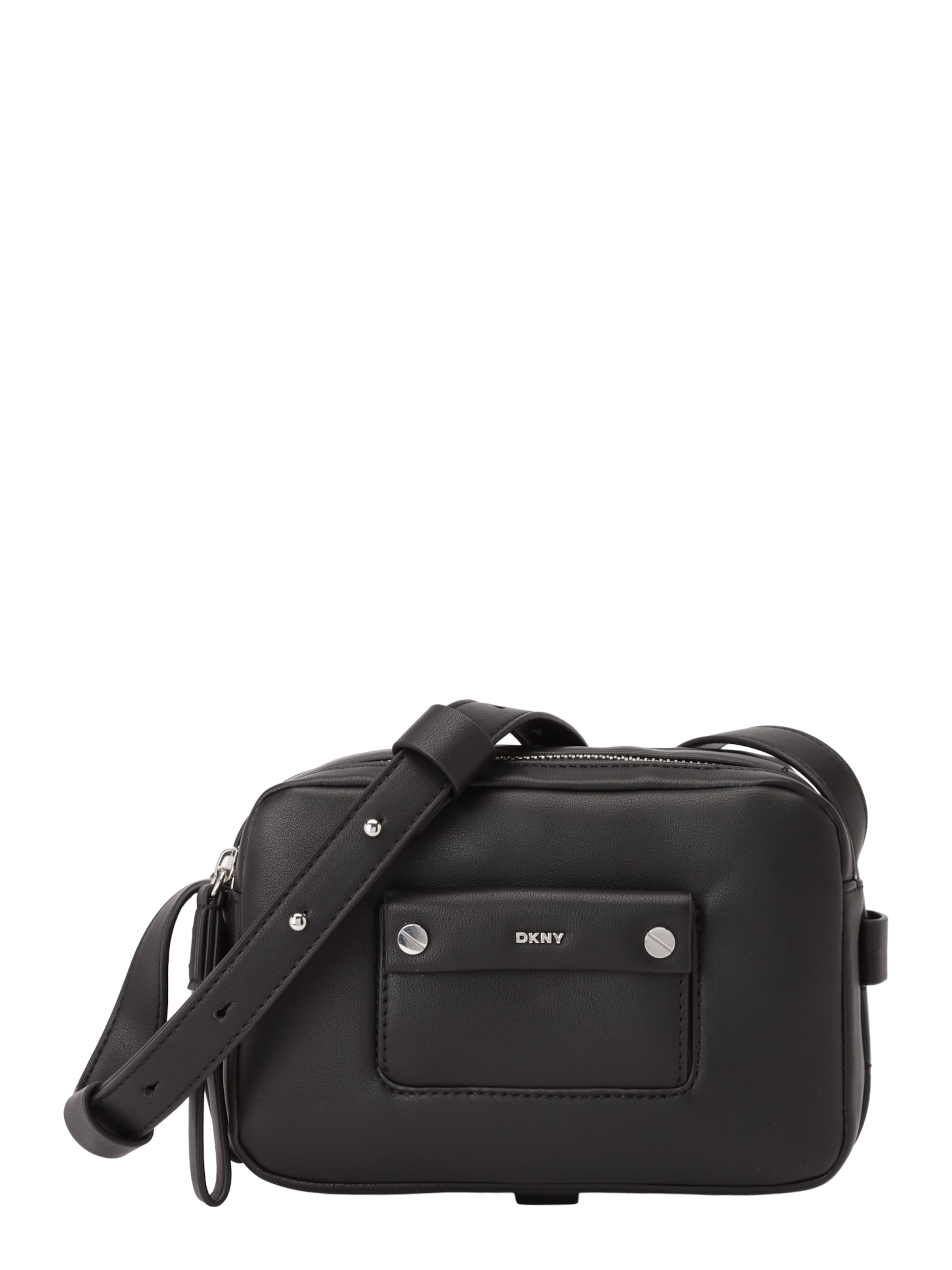 Borsa a tracolla di DKNY in nero: frontale
