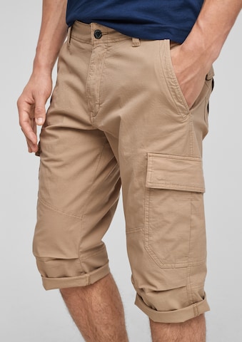 s.Oliver Loose fit Cargo trousers in Beige: front